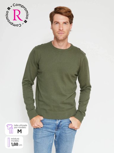 SWEATER HOMBRE KENNETH STEVENS CUELLO REDONDO CN - 1