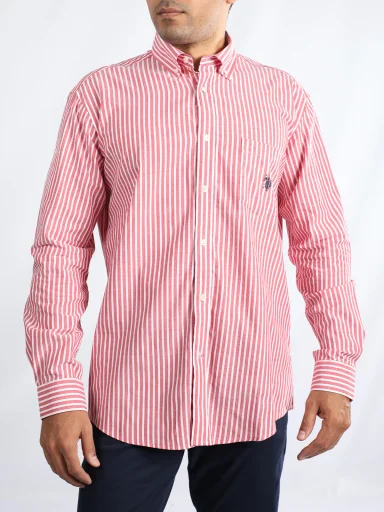 CAMISA MANGA LARGA ALGODÓN HOMBRE US POLO - 1