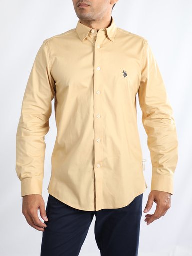 CAMISA MANGA LARGA ALGODÓN HOMBRE US POLO - 1