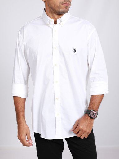 CAMISA MANGA LARGA ALGODÓN HOMBRE US POLO - 1