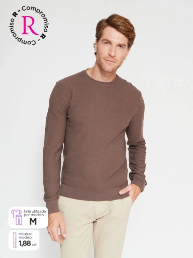 SWEATER HOMBRE CACHAREL CUELLO REDONDO CNECK - 1