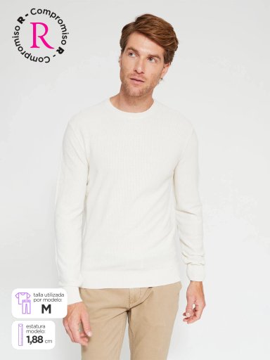SWEATER HOMBRE CACHAREL CUELLO REDONDO CNECK - 1