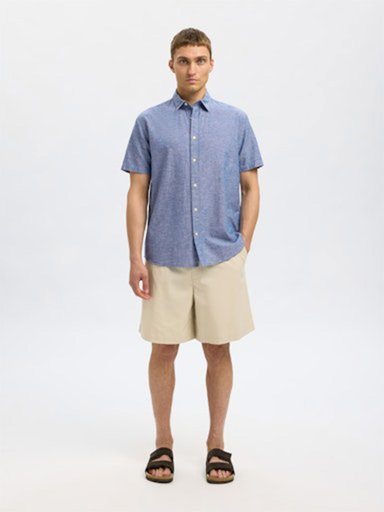 CAMISA MANGA CORTA ALGODÓN HOMBRE SELECTED - 4