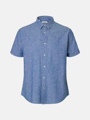 CAMISA MANGA CORTA ALGODÓN HOMBRE SELECTED - 5