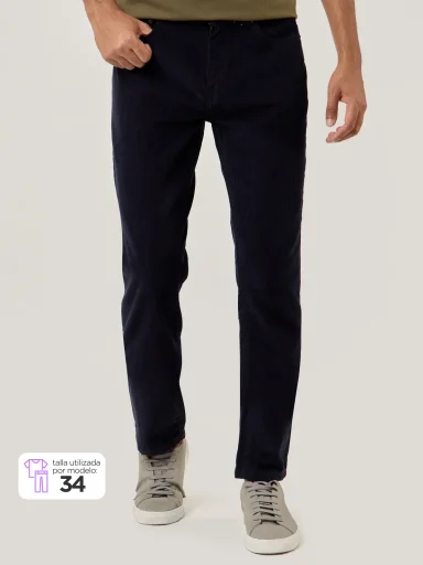 PANTALÓN ALGODÓN HOMBRE KENNETH STEVENS COTELÉ - 1