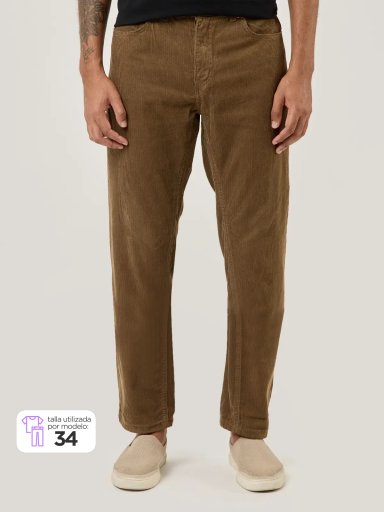 PANTALÓN ALGODÓN HOMBRE KENNETH STEVENS COTELÉ - 1