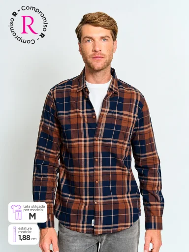 CAMISA MANGA LARGA HOMBRE NAVIGATA ERCILLA - 1