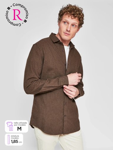 CAMISA MANGA LARGA HOMBRE CACHAREL AJAZ - 1