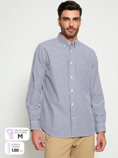 CAMISA MANGA LARGA HOMBRE KENNETH STEVENS - 1