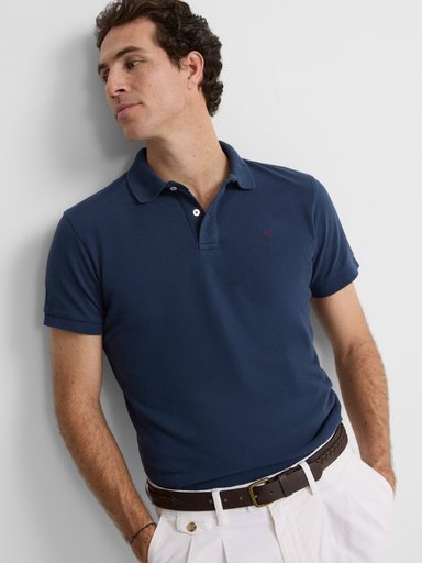 POLO MANGA CORTA ALGODÓN HOMBRE SILBON BOX CLÁSICO LISO - 1