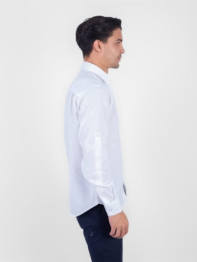 CAMISA MANGA LARGA LINO HOMBRE PIERRE CARDIN - 3