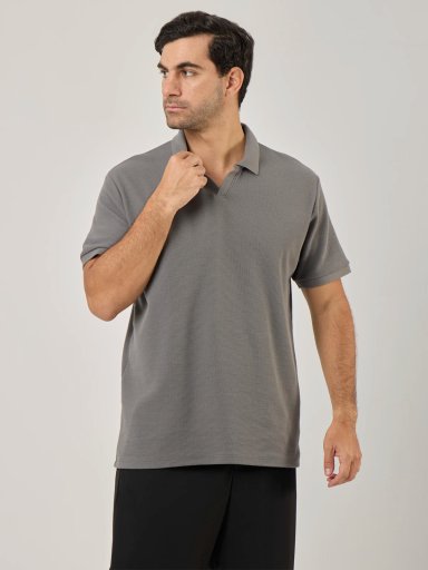 POLO MANGA CORTA TEJIDO RELAXED FIT HOMBRE MARQUIS - 1