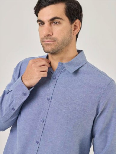 CAMISA MANGA LARGA REGULAR FIT HOMBRE MARQUIS OXFORD - 4