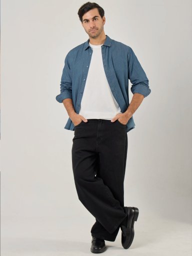 CAMISA MANGA LARGA REGULAR FIT HOMBRE MARQUIS DENIM - 5