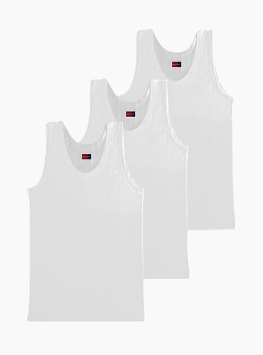 BVD ALGODÓN HOMBRE BOSTON BLANCO PACK X3 - 1
