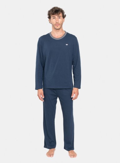 PIJAMA MANGA LARGA HOMBRE PALMERS CON BOLSILLOS - 1