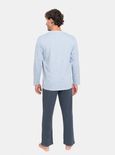 PIJAMA MANGA LARGA HOMBRE PALMERS CON BOLSILLOS - 4