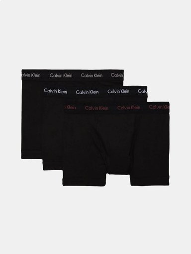 PACK X3 CALZONCILLO ALGODÓN HOMBRE CALVIN KLEIN STRETCH - 1