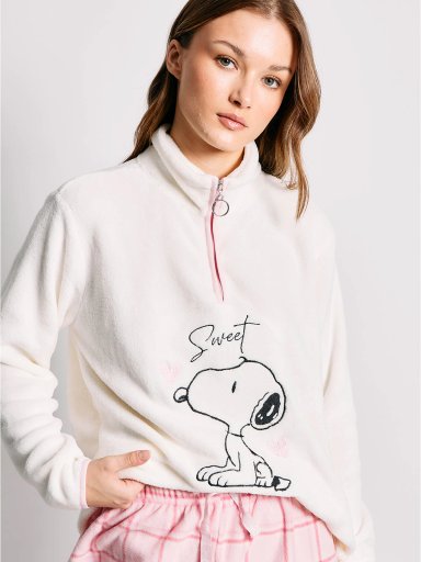 PIJAMA MANGA LARGA MUJER INDEX SNOOPY - 3