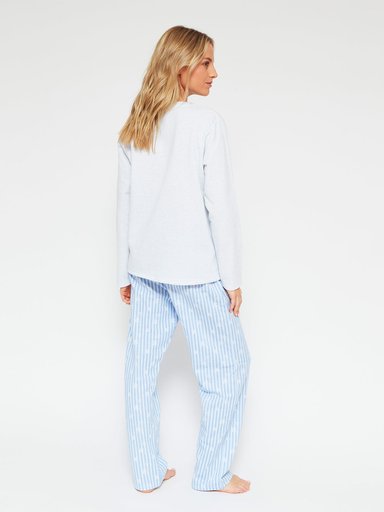 PIJAMA MUJER INDEX MANGA LARGA SNOOPY - 2
