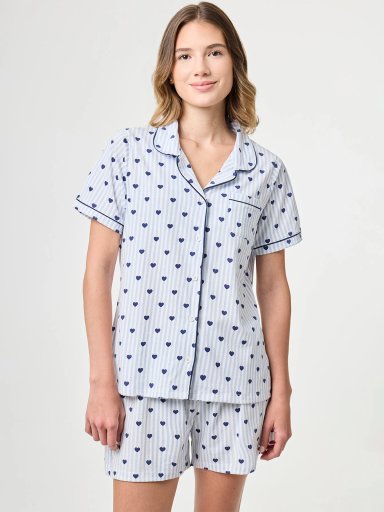 PIJAMA MUJER INDEX CORAZONES - 1