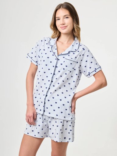 PIJAMA MUJER INDEX CORAZONES - 3