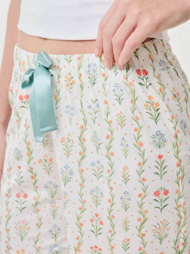 SHORT DE PIJAMA MUJER MARQUIS FLORES - 4