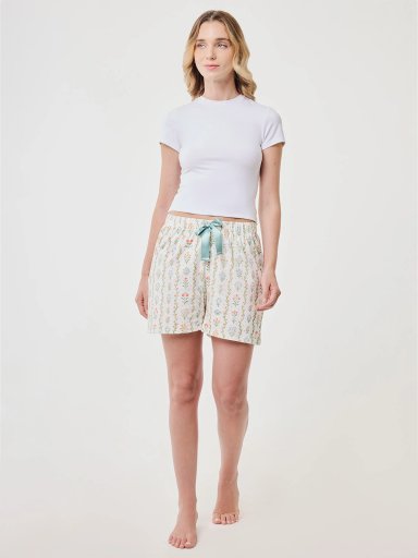 SHORT DE PIJAMA MUJER MARQUIS FLORES - 5