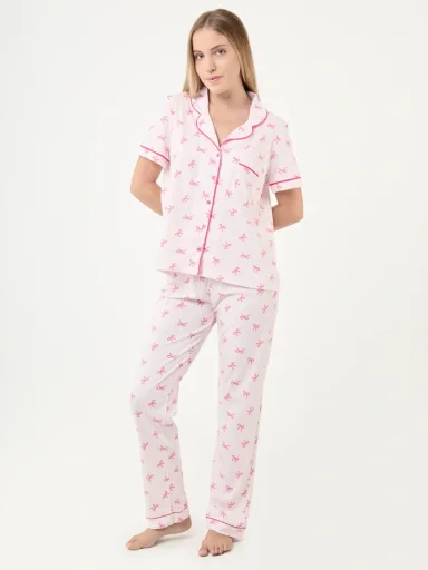 PIJAMA MUJER INDEX HUESO LAZOS - 1