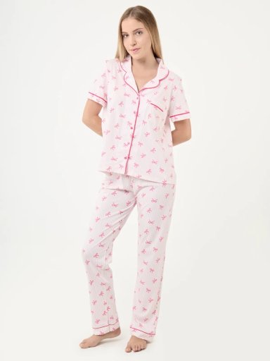 PIJAMA MUJER INDEX HUESO LAZOS - 1