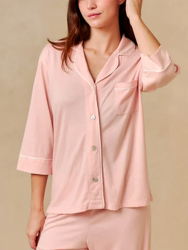 PIJAMA MUJER IN BLOOM BOYFRIEND MIDI - 2