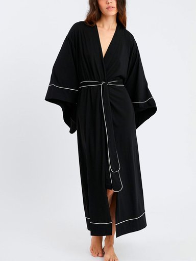 BATA MUJER IN BLOOM KIMONO MAXI - 1