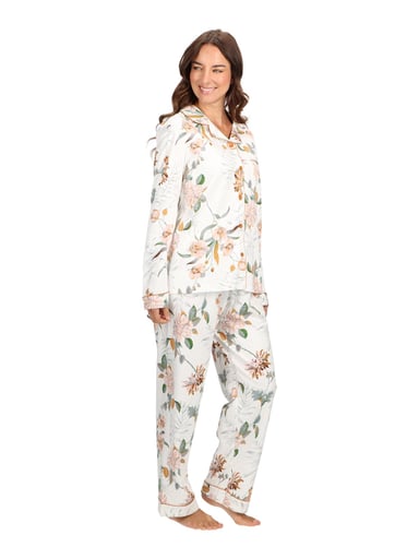 PIJAMA ALGODÓN MUJER CAFFARENA LARGO - 2