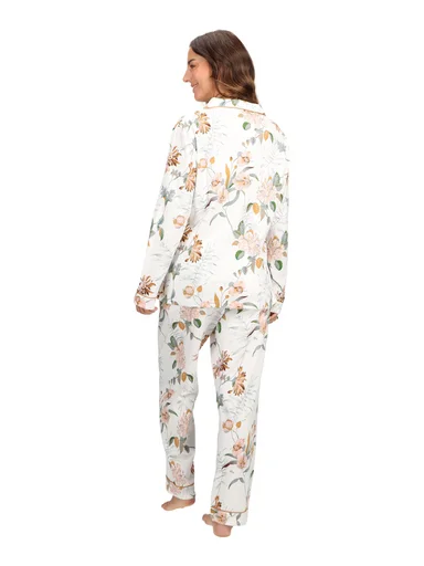 PIJAMA ALGODÓN MUJER CAFFARENA LARGO - 3
