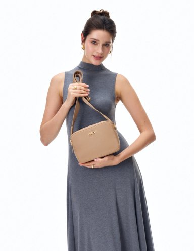 BOLSO CROSSBODY H&CO. ELIANA 8110 TAUPE - 6