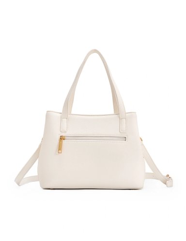 BOLSO SATCHEL H&CO. CALLA 8163 BLANCO - 3