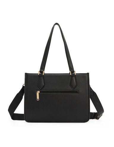 BOLSO TOTE H&CO. LEA 8171 NEGRO - 3