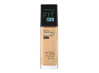 BASE MAYBELLINE K1880001 FIT ME MATTE + PORELESS TONO 128 WARM NUDE 1.00 FL OZ - 1