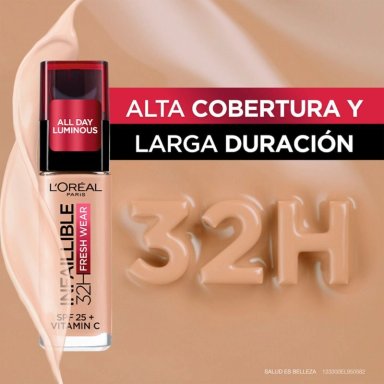 BASE LOREAL PARIS INFALLIBLE 24H FRESH WEAR VANILLA 30ML - 4
