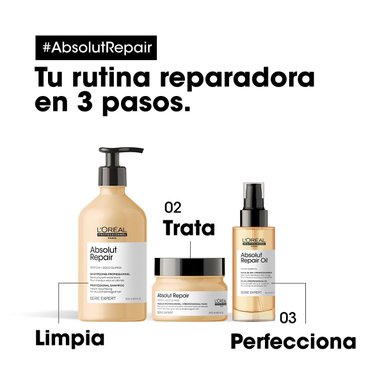 SHAMPOO PARA CABELLO DAÑADO ABSOLUT REPAIR 300ML - 5