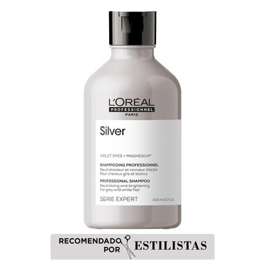 SHAMPOO PARA CABELLOS BLANCOS O GRISES SILVER 300ML - 1