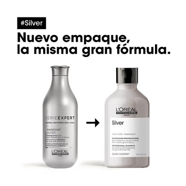 SHAMPOO PARA CABELLOS BLANCOS O GRISES SILVER 300ML - 2