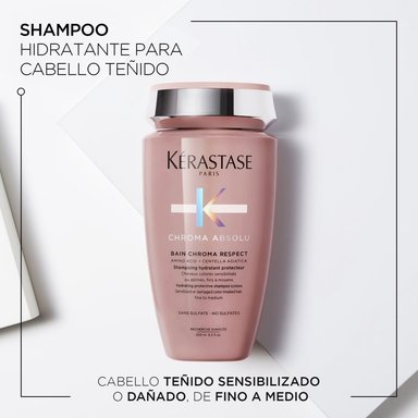SHAMPOO PARA CABELLO CON COLOR BAIN CHROMA RESPECT CHROMA ABOSLU 250ML - 3
