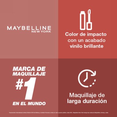 LABIAL MAYBELLINE LÍQUIDO NY VINYL INK CHEEKY 34 - 6