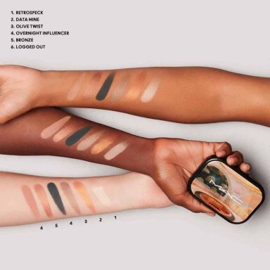 PALETA DE SOMBRAS MAC CONNECT IN COLOUR EYE SHADOW 6.25 G - BRONZE INFLUENCE - 8
