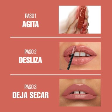 LABIAL MAYBELLINE LÍQUIDO NY VINYL INK NUDES GOLDEN - 5