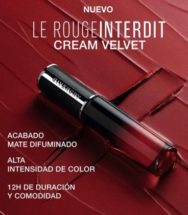 LABIAL GIVENCHY LE ROUGE INTERDIT CREAM VELVET 6.5 ML N37 - 5