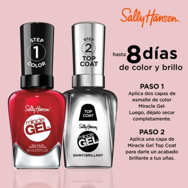 ESMALTE SALLY HANSEN 99350170064 14.7 ML MIRACLE GEL RHAPSODY RED - 5