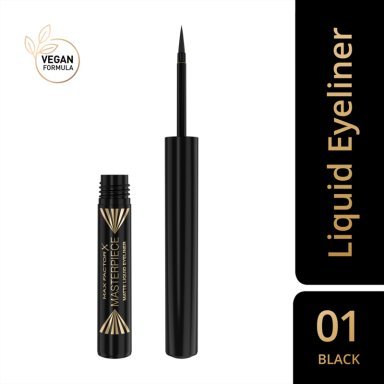 DELINEADOR MAX FACTOR MASTERPIECE MATTE LIQUID BLACK - 2