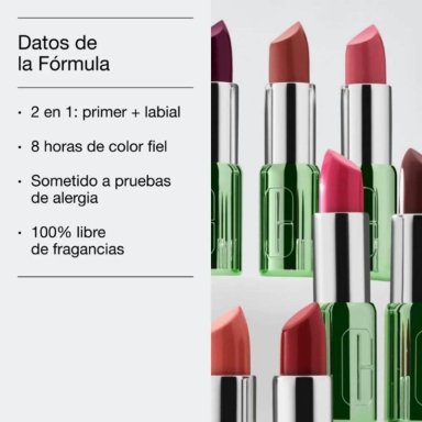 LABIAL CLINIQUE POP LONGWEAR LIPSTICK PEPPERMINT POP - 4